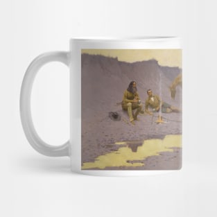 A New Year on the Cimarron by Frederic Remington Mug